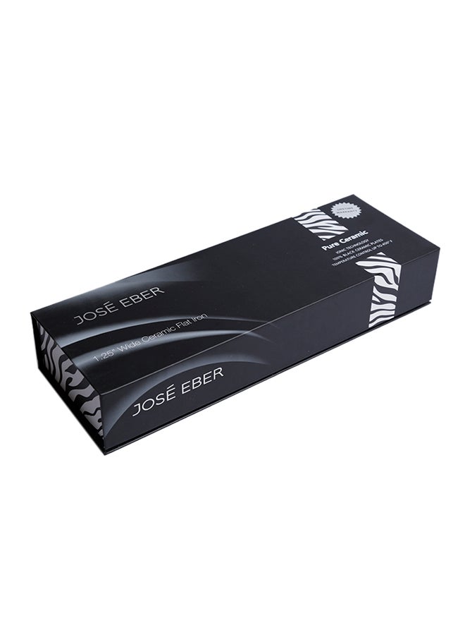 JOSE EBER Ceramic Straightening Iron Black/White 1 Â¼inch  - Image 2