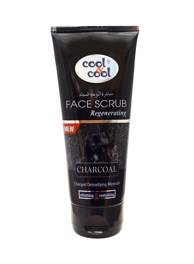 Cool & Cool Regenerating Charcoal Face Scrub for Men 30ml