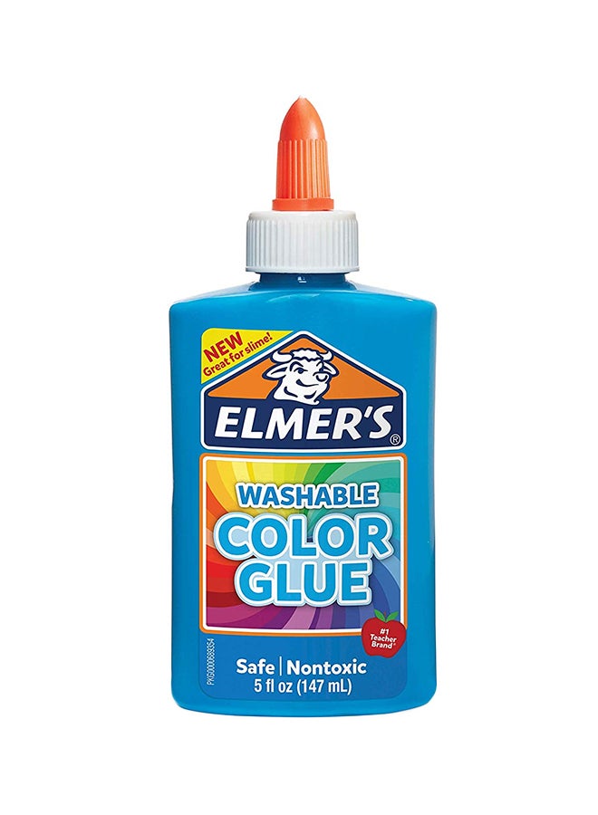 إلمرز صمغ سائل شفاف قابل للغسل أزرق - Image 1