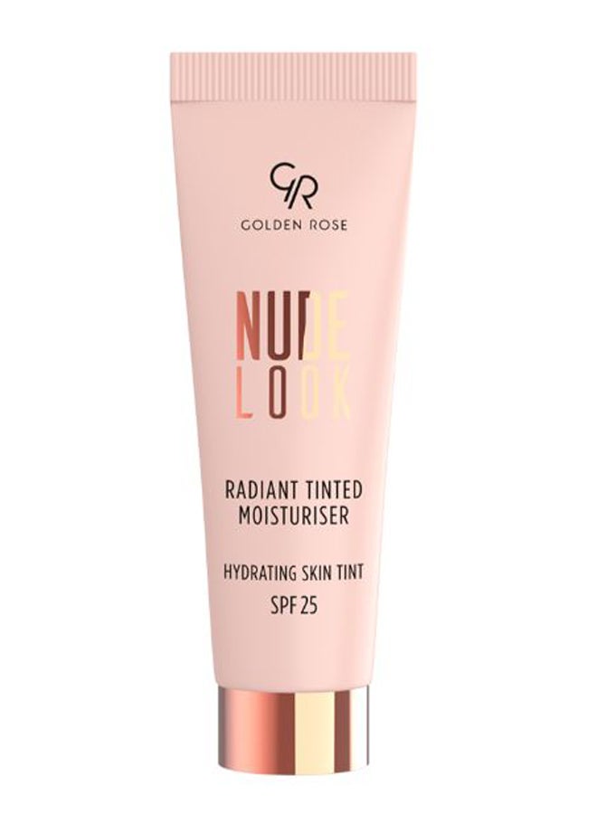 Golden Rose Nude Look Radiant Tinted Colour Moisturiser SPF 25 Beige  - Image 2