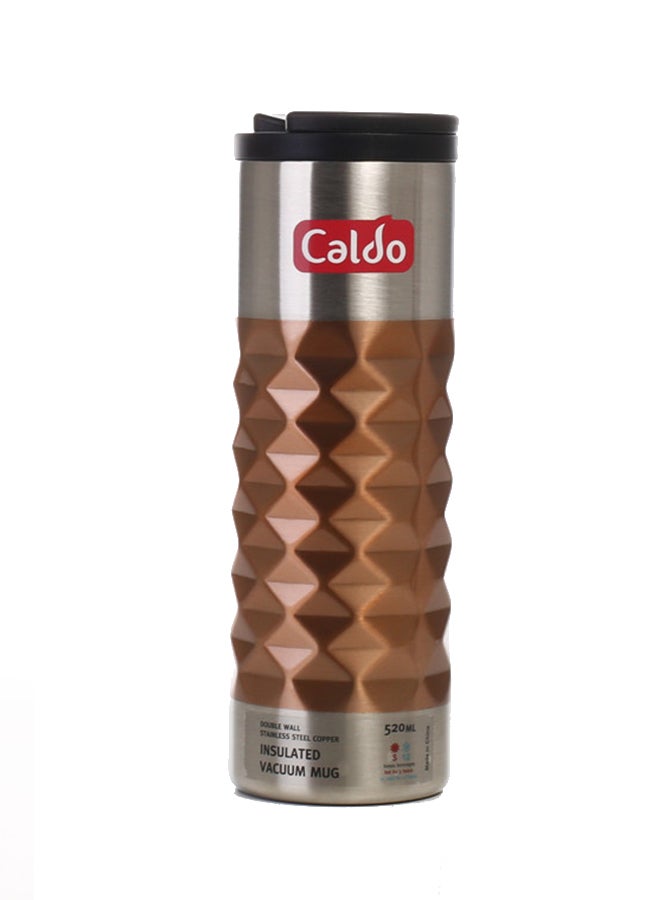 كالدو كوب حافظ للحرارة لون نحاسي 520ملليلتر - Image 1