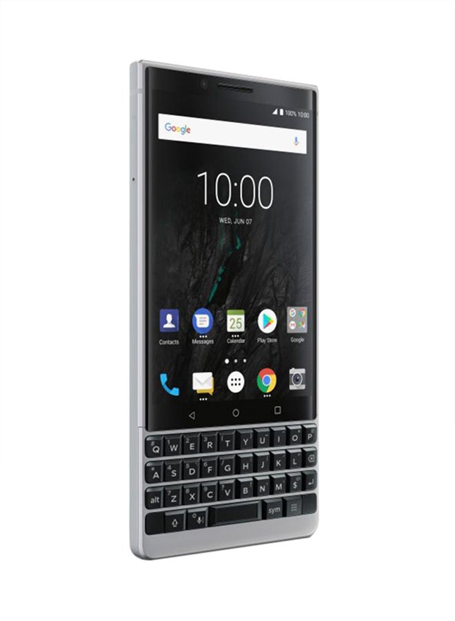 BlackBerry - Key2Â Dual SIM Silver 6GB RAM 64GB 4G LTE - Image 1