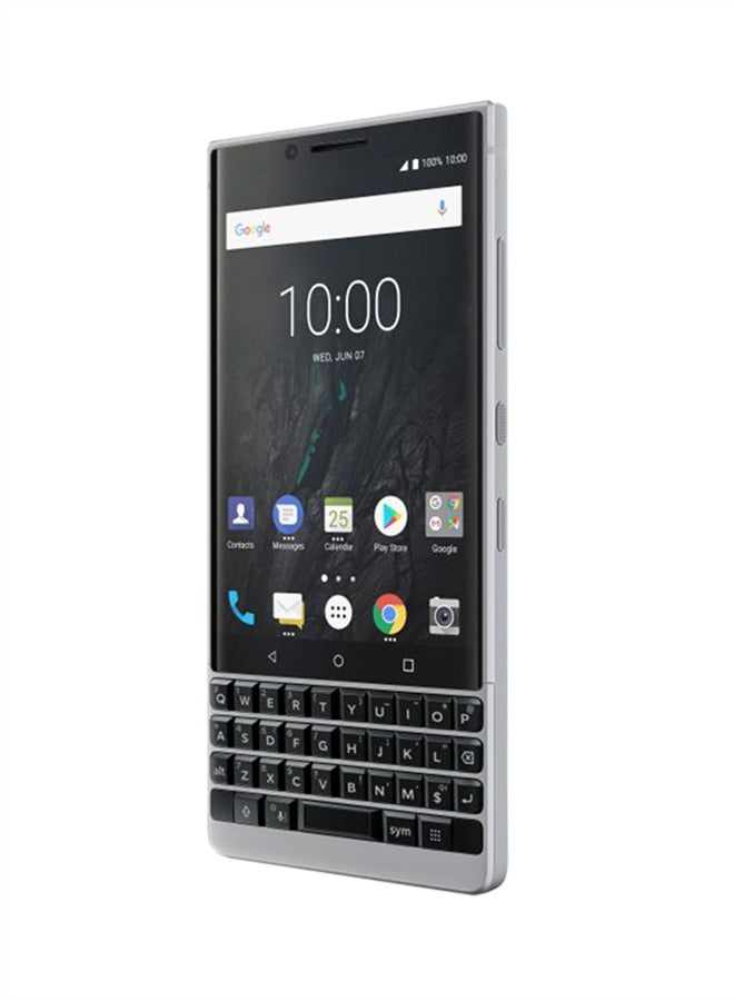 BlackBerry - Key2Â Dual SIM Silver 6GB RAM 64GB 4G LTE - Image 1