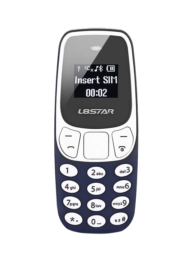 إل 8 ستار - هاتف BM10 صغير بشريحتين باللون الأزرق سعة 32 ميغابايت يدعم شبكة 2G - Image 1
