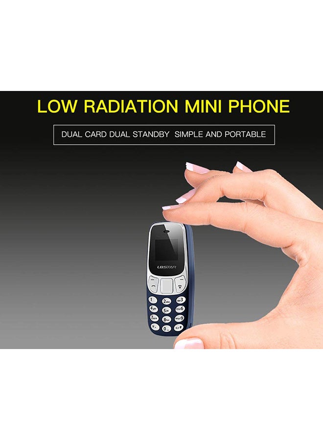 إل 8 ستار - هاتف BM10 صغير بشريحتين باللون الأزرق سعة 32 ميغابايت يدعم شبكة 2G - Image 1