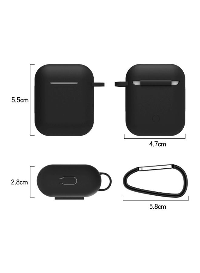 Generic - 7-Piece Earphones Protective Case Kit For Apple AirPods 1/2 Pink/White - Image 1