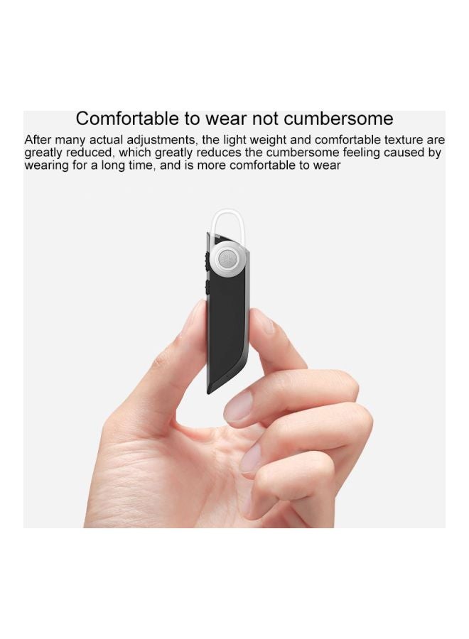 Bluetooth In-Ear Earphone With Mic Black/Silver