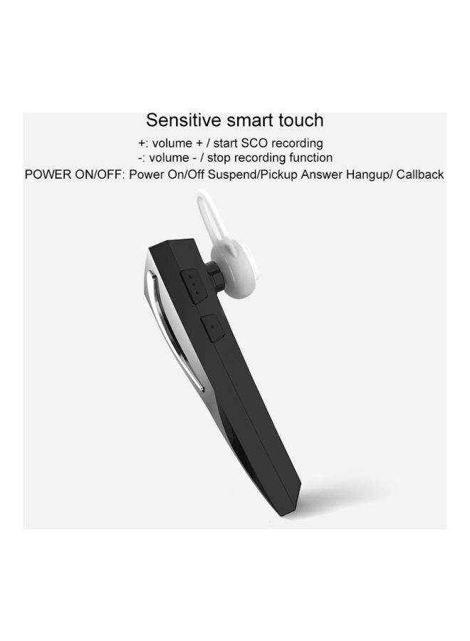 Bluetooth In-Ear Earphone With Mic Black/Silver