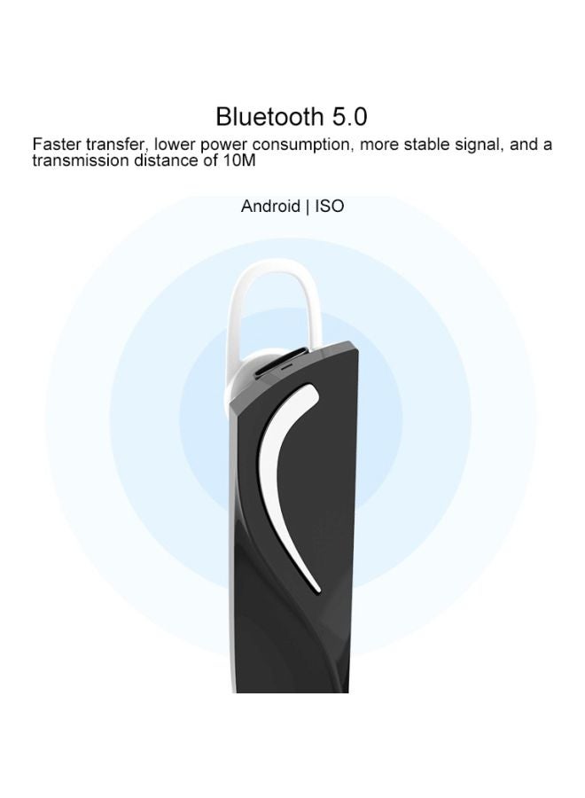 Bluetooth In-Ear Earphone With Mic Black/Silver