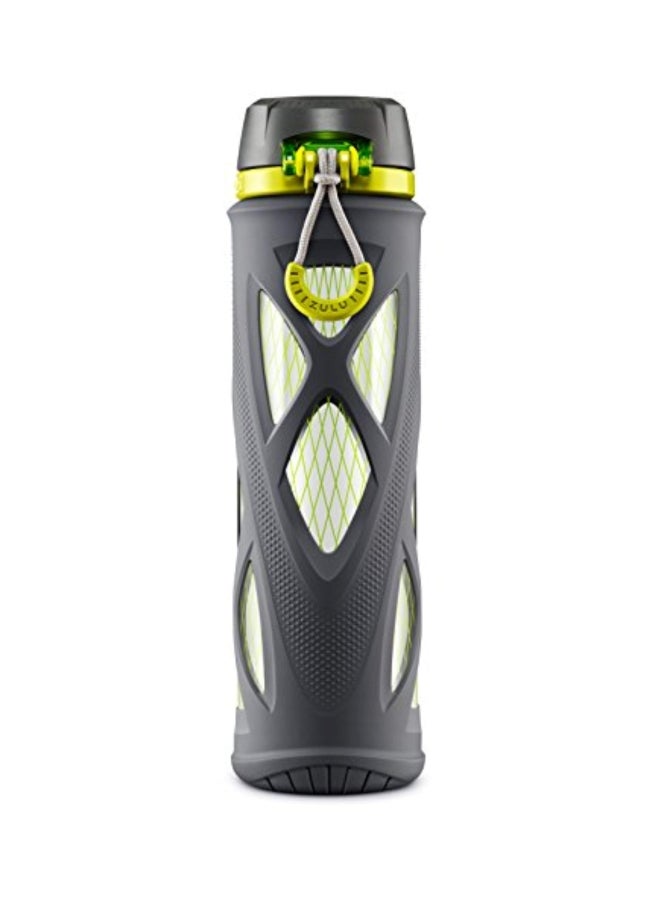 ZULU - Glass Water Bottle With Silicone Sleeve - Image 1