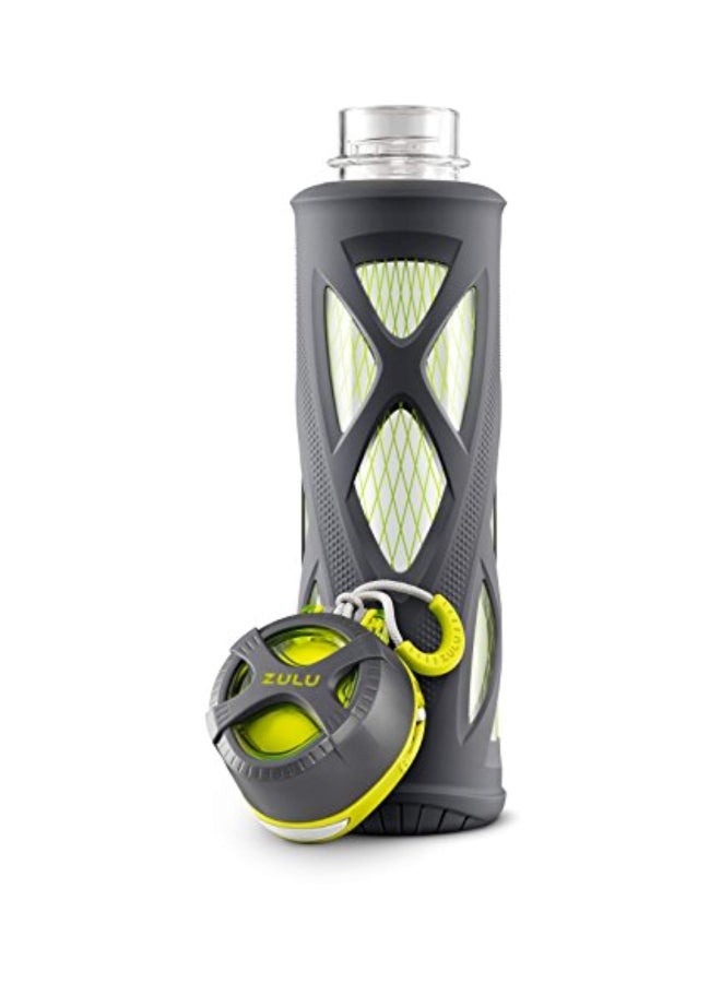 ZULU - Glass Water Bottle With Silicone Sleeve - Image 1
