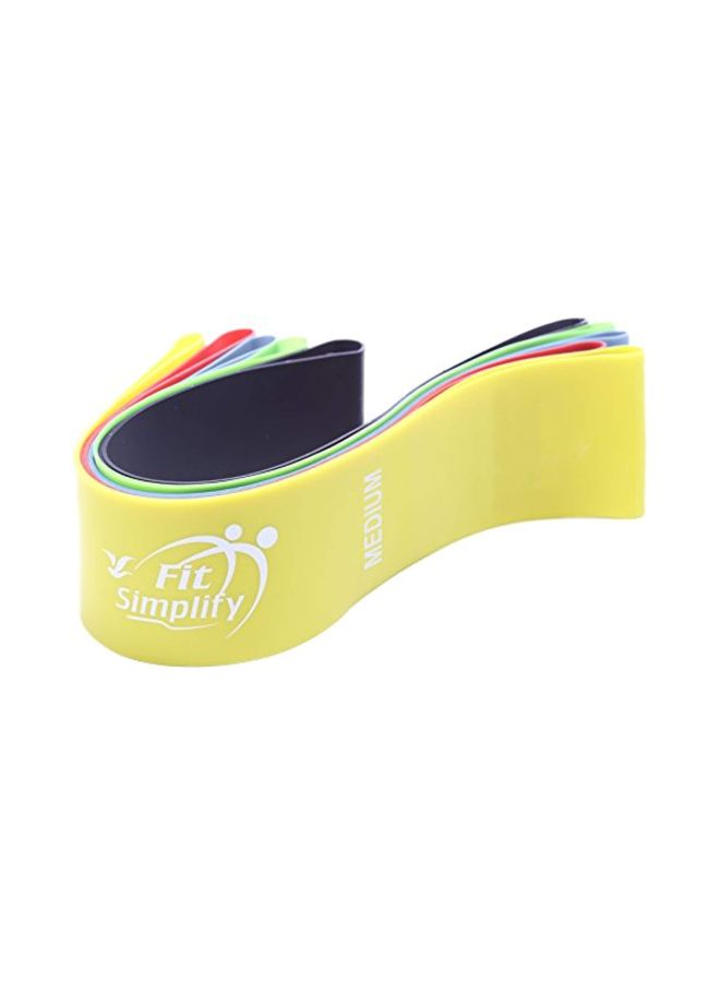 Fit Simplify 5-Piece Resistance Loop Exercise Band 12x2inch - Image 5