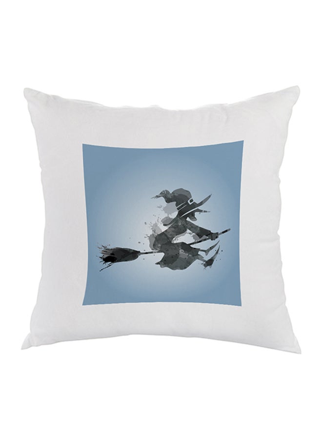 Decalac Decorative Square Shaped Throw Pillow White 40 x 40cm