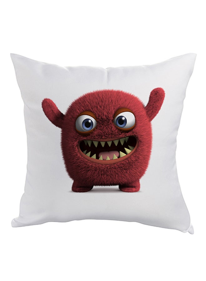 وسادة نوم للزينة مربعة الشكل أبيض 40 x 40سم