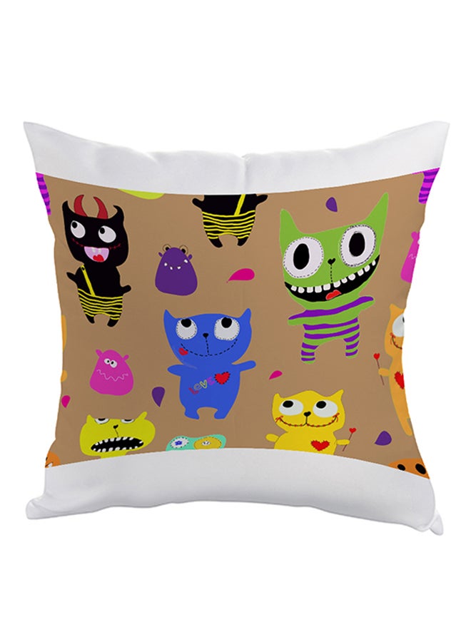 وسادة نوم للزينة مربعة الشكل متعدد الألوان 40 x 40سم