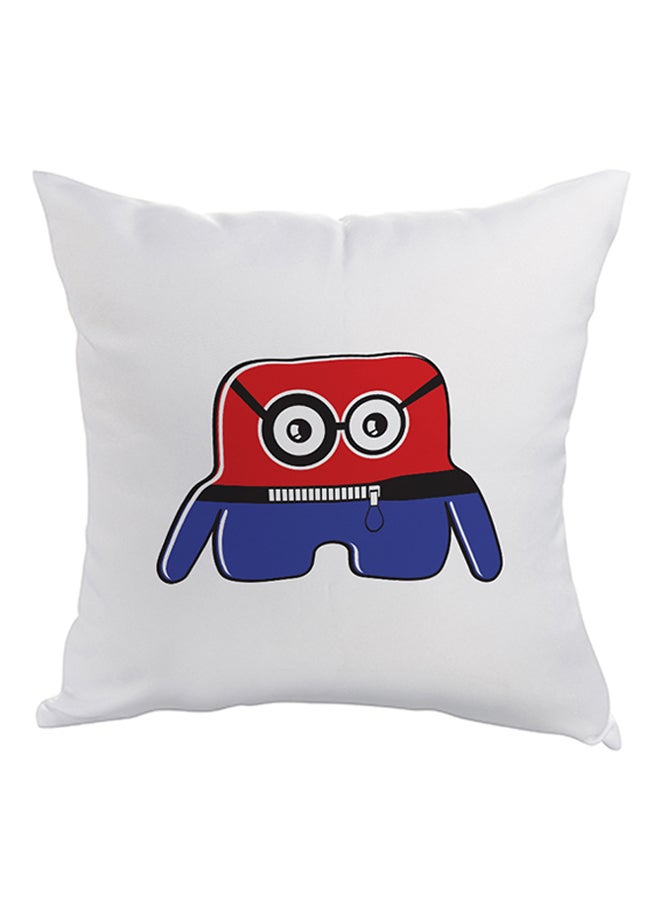 Decalac Decorative Square Shaped Throw Pillow White 40 x 40cm