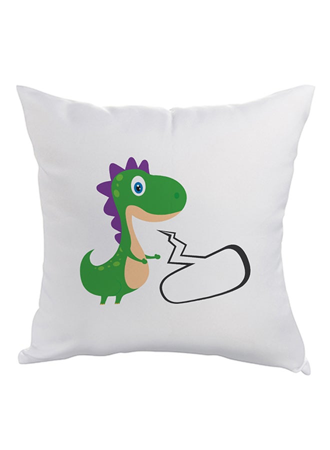 ديكالاك وسادة نوم للزينة مربعة الشكل أبيض 40 x 40سم