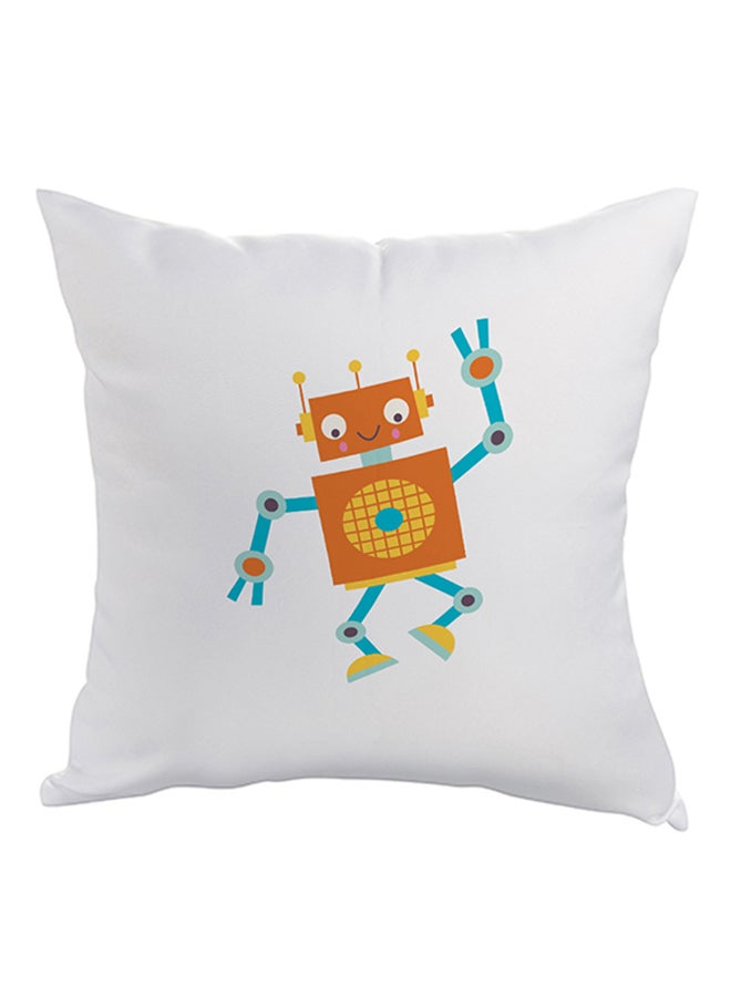 ديكالاك وسادة نوم للزينة مربعة الشكل أبيض 40 x 40سم