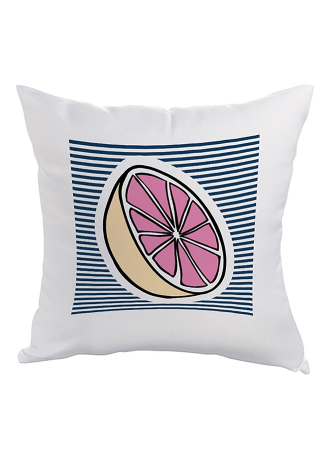 Decalac Decorative Square Shaped Throw Pillow White 40 x 40cm