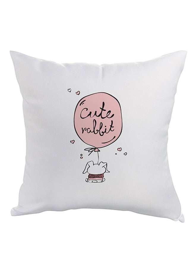 ديكالاك وسادة نوم للزينة مربعة الشكل أبيض 40 x 40سم