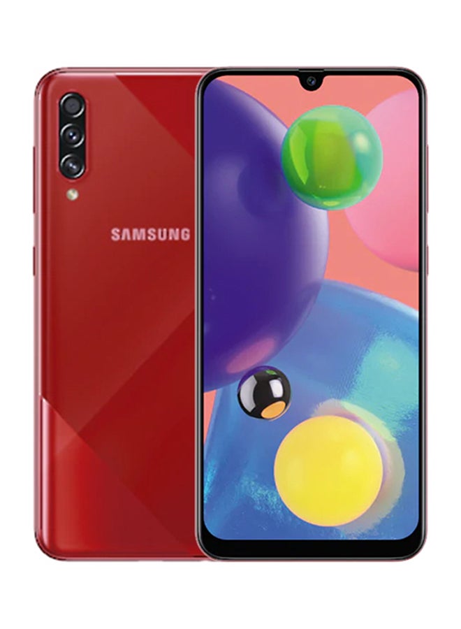 Samsung - Galaxy A70s Single SIM Prism Crush Red 6GB RAM 128GB 4G LTE - Image 1