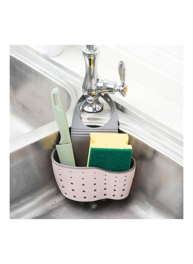 Durable Sink Goods Organiser Pink/Grey 12x21x21cm  - Image 3