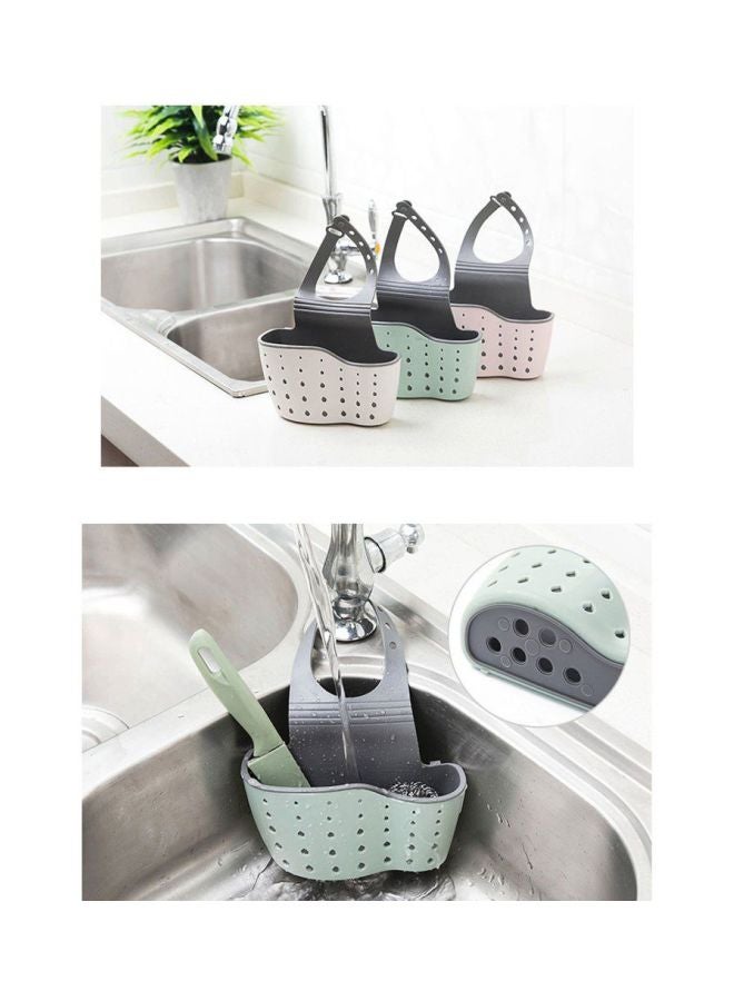 Durable Sink Goods Organiser Pink/Grey 12x21x21cm  - Image 5