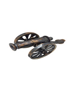 Generic Handmade Pure Brass Cannon Tope Collectible Vehicle Brown 18 x7.5cm  - Image 3