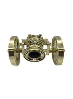 Generic Handmade Pure Brass Cannon Tope Collectible Vehicle Gold 18x7.5cm  - Image 1