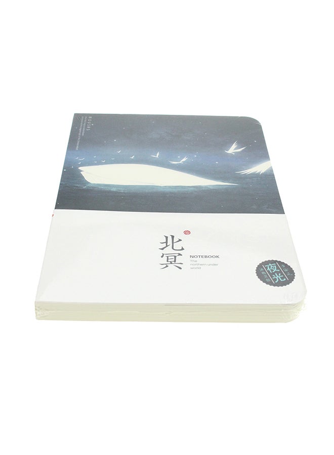 شاربدو مفكرة للطلاب بتصميم غيوم براقة أبيض - Image 1