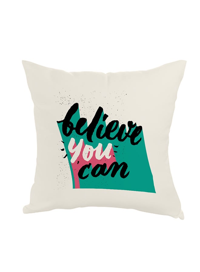 ديكالاك وسادة نوم للزينة مربعة الشكل أبيض 40 x 40سم