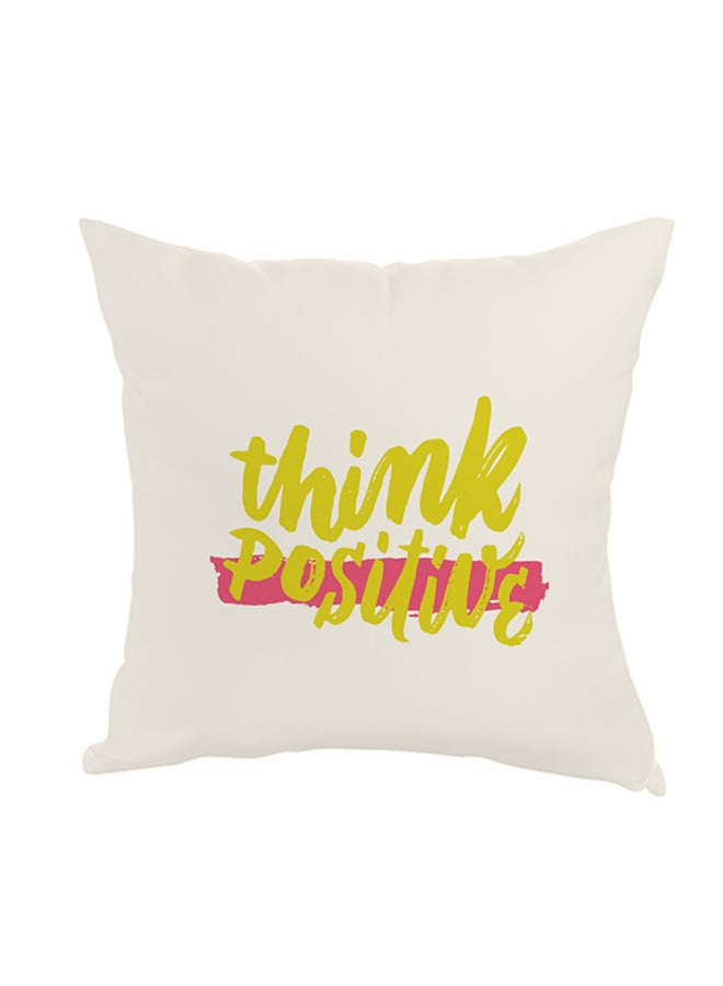 ديكالاك وسادة نوم للزينة مربعة الشكل أبيض 40 x 40سم