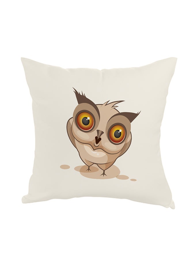 Decalac Decorative Square Shaped Throw Pillow White 40 x 40cm