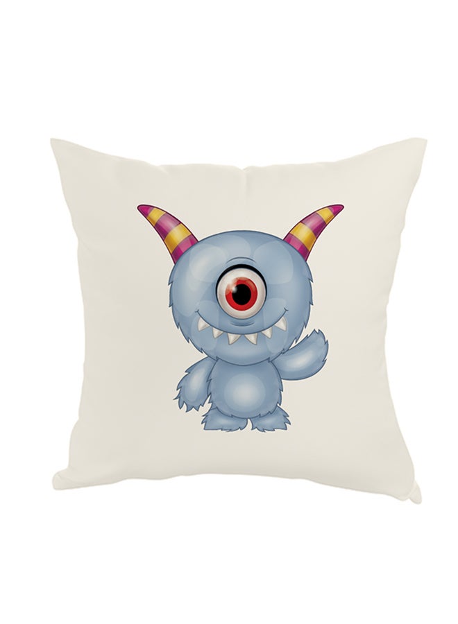 ديكالاك وسادة نوم للزينة مربعة الشكل أبيض 40 x 40سم