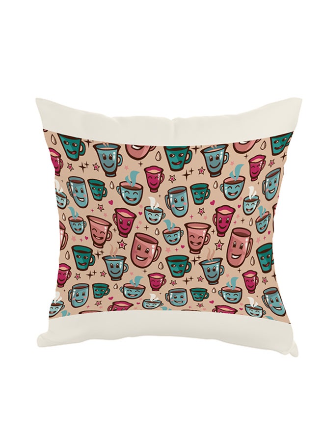 Decalac Decorative Square Shaped Throw Pillow Multicolour 40 x 40cm