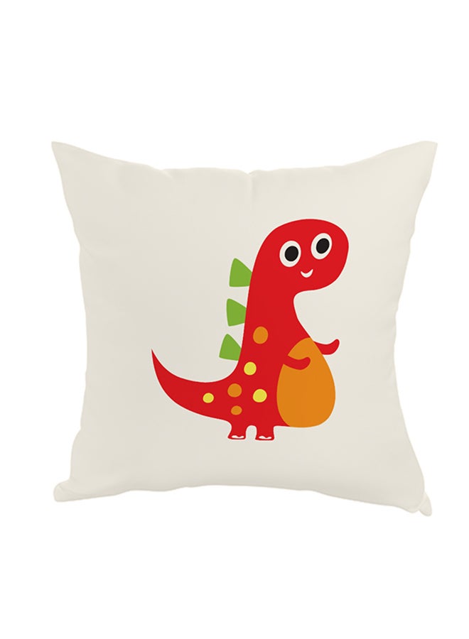 Decalac Decorative Square Shaped Throw Pillow White 40 x 40cm