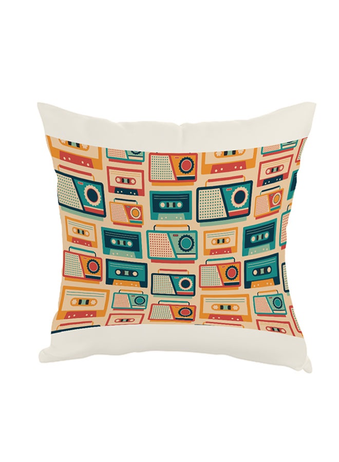 Decorative Square Shaped Throw Pillow Multicolour 40 x 40cm
