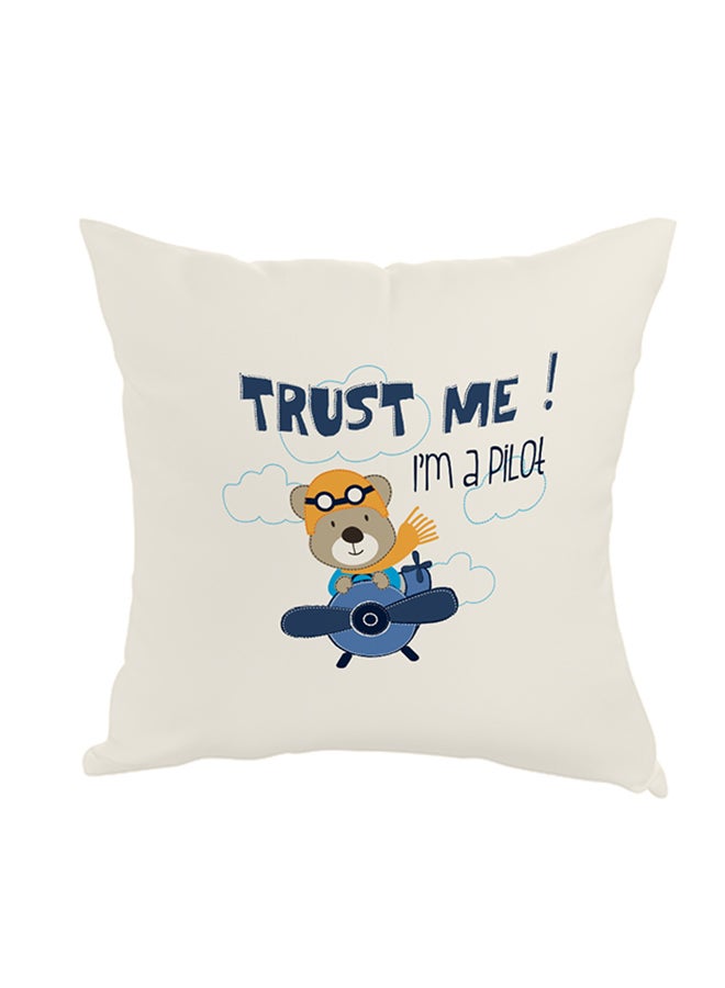 ديكالاك وسادة نوم للزينة مربعة الشكل أبيض 40 x 40سم