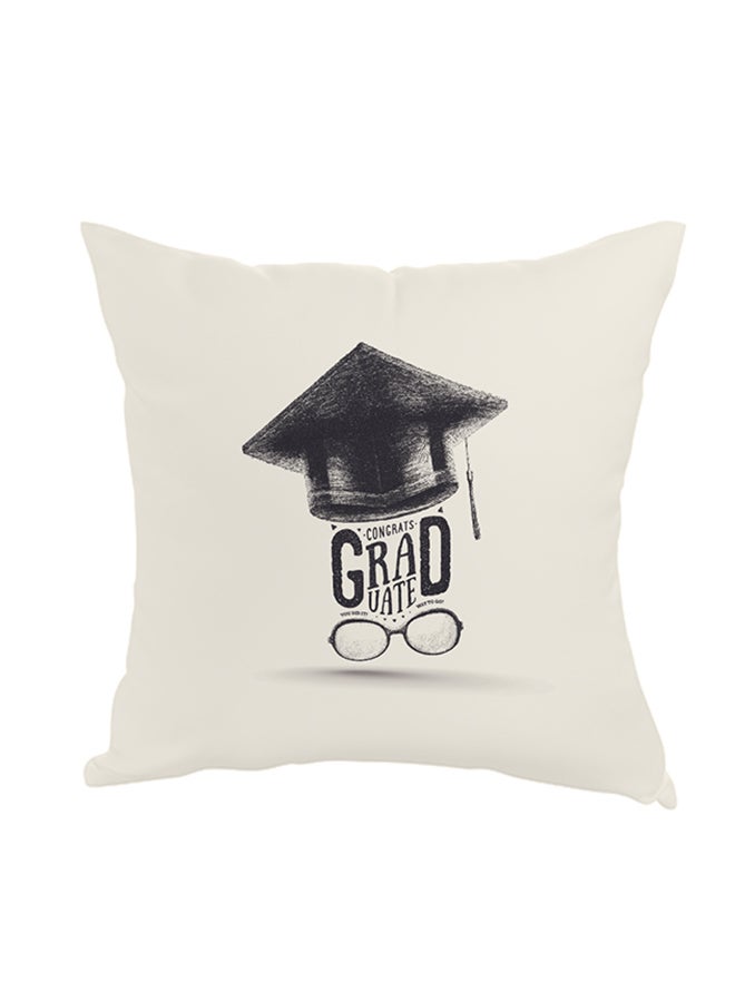 وسادة نوم للزينة مربعة الشكل أبيض 40 x 40سم