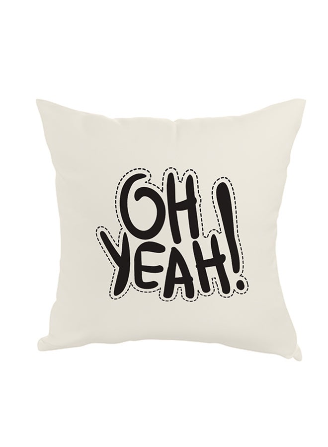 وسادة نوم للزينة مربعة الشكل أبيض 40 x 40سم