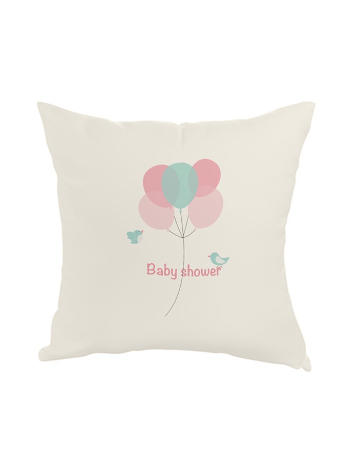 وسادة نوم للزينة مربعة الشكل أبيض 40 x 40سم