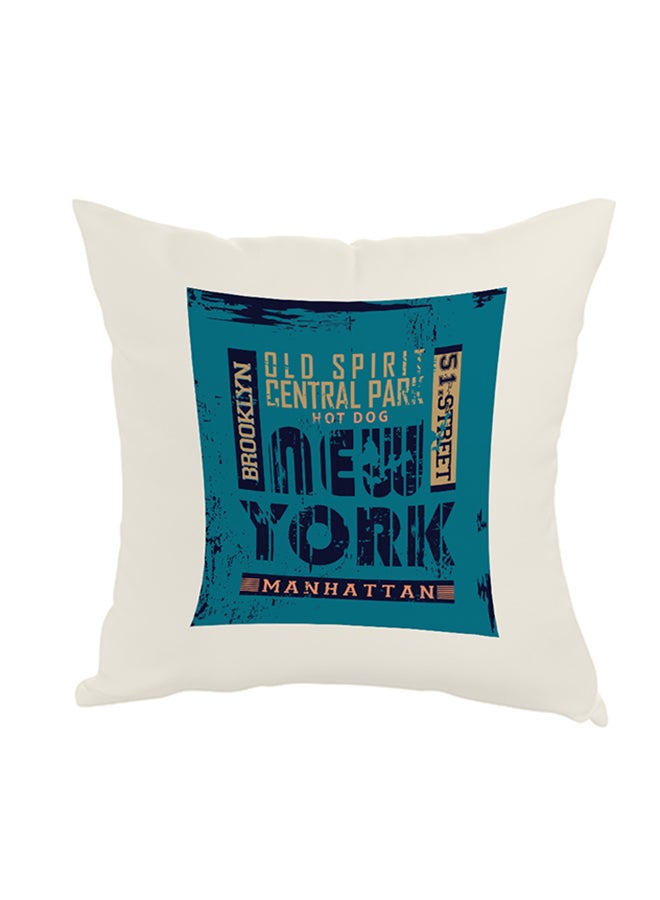 ديكالاك وسادة نوم للزينة مربعة الشكل أبيض 40 x 40سم