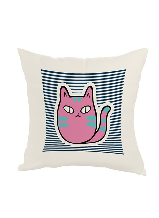 ديكالاك وسادة نوم للزينة مربعة الشكل أبيض 40 x 40سم