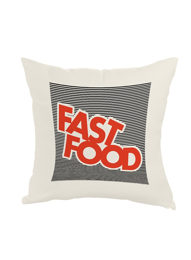 ديكالاك وسادة نوم للزينة مربعة الشكل أبيض 40 x 40سم