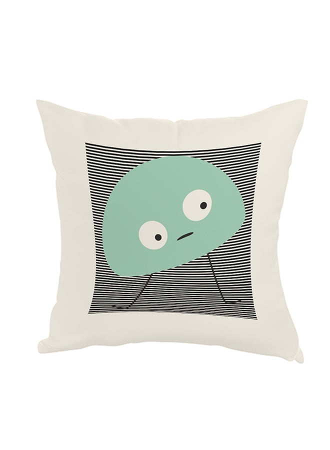 وسادة نوم للزينة مربعة الشكل أبيض 40 x 40سم