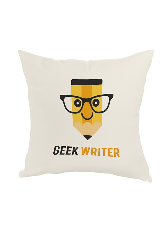 وسادة نوم للزينة مربعة الشكل أبيض 40 x 40سم