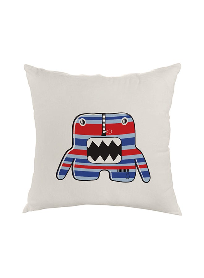 ديكالاك وسادة ديكور مريحة مربعة الشكل أبيض 40 x 40سم