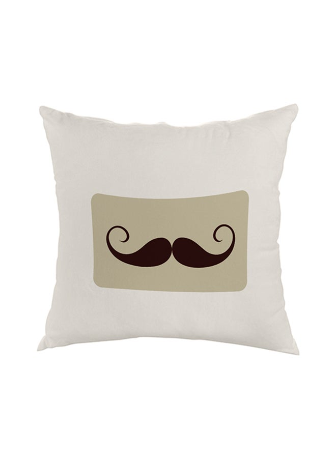 Decalac Decorative Square Shaped Throw Pillow White 40 x 40cm