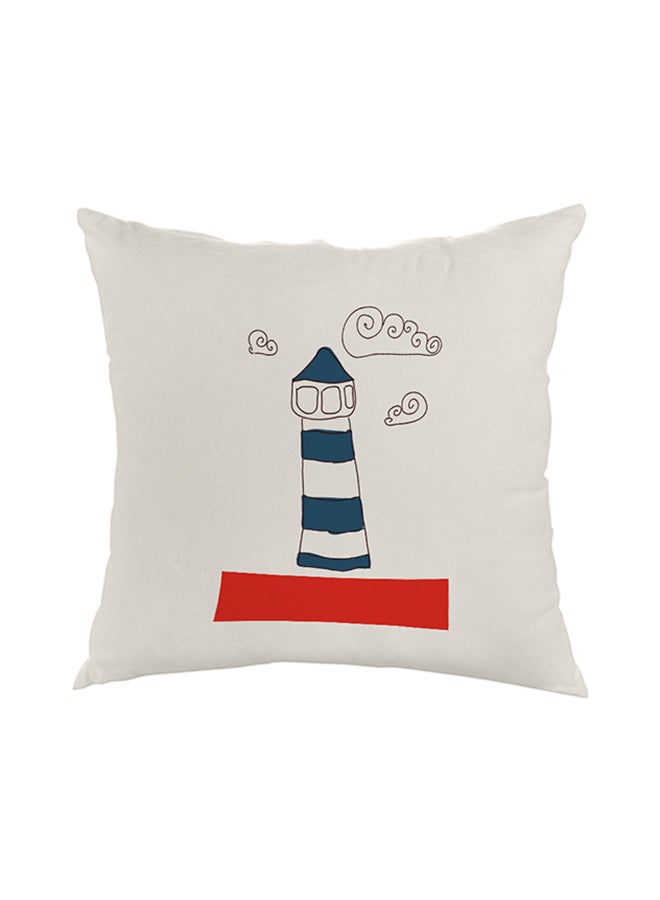 Comfortable Square Shaped Throw Pillow White 40x40cm