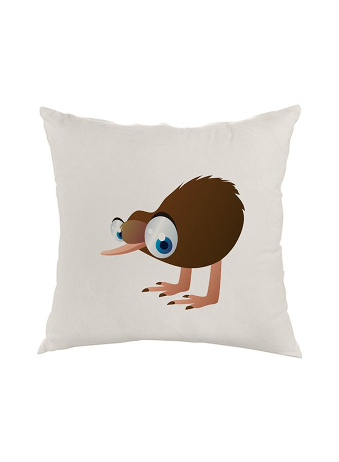 Decalac Decorative Square Shaped Throw Pillow White 40 x 40cm